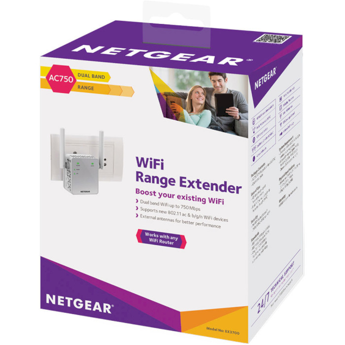 Wi-Fi репитер NETGEAR EX3700