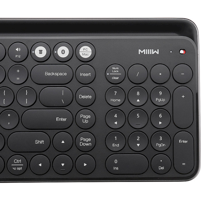 Клавиатура беспроводная XIAOMI MiiiW AIR85+ Dual Mode Black (MWBK01BK)