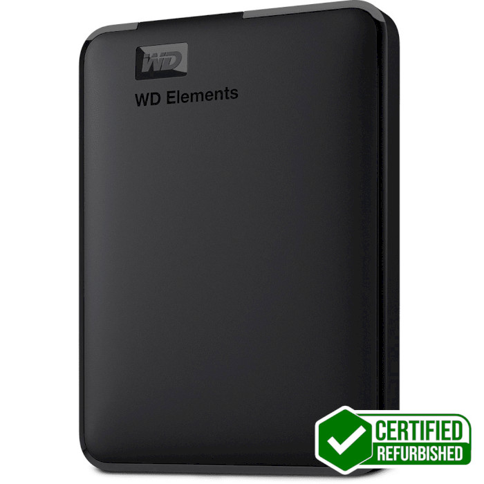 Портативний жорсткий диск WD Elements Portable 500GB USB3.0 (WDBUZG5000ABK-FR) Refurbished