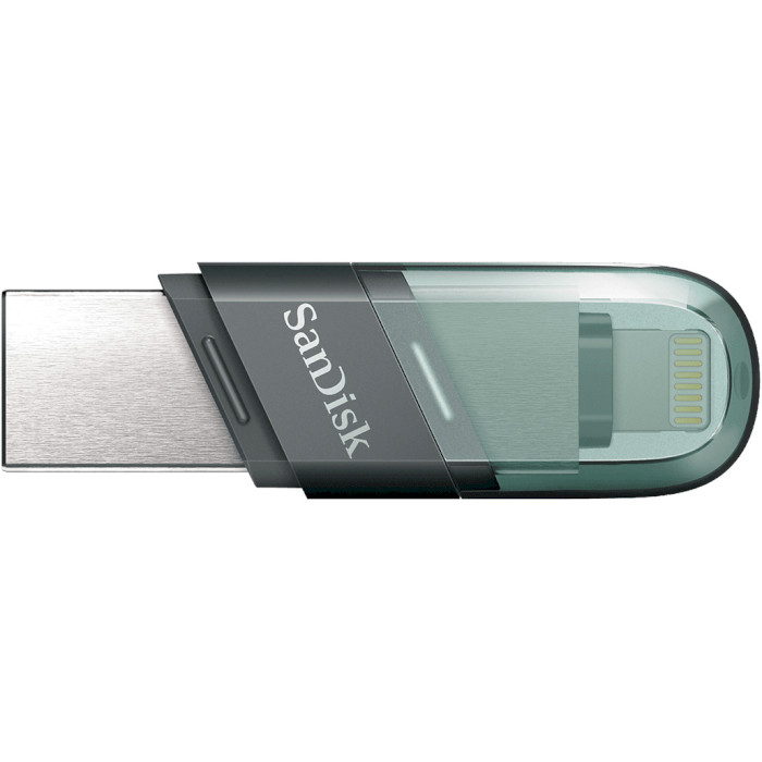 Флешка SANDISK iXpand Flip USB/Lightning3.1 256GB Sea Green (SDIX90N-256G-GN6NE)