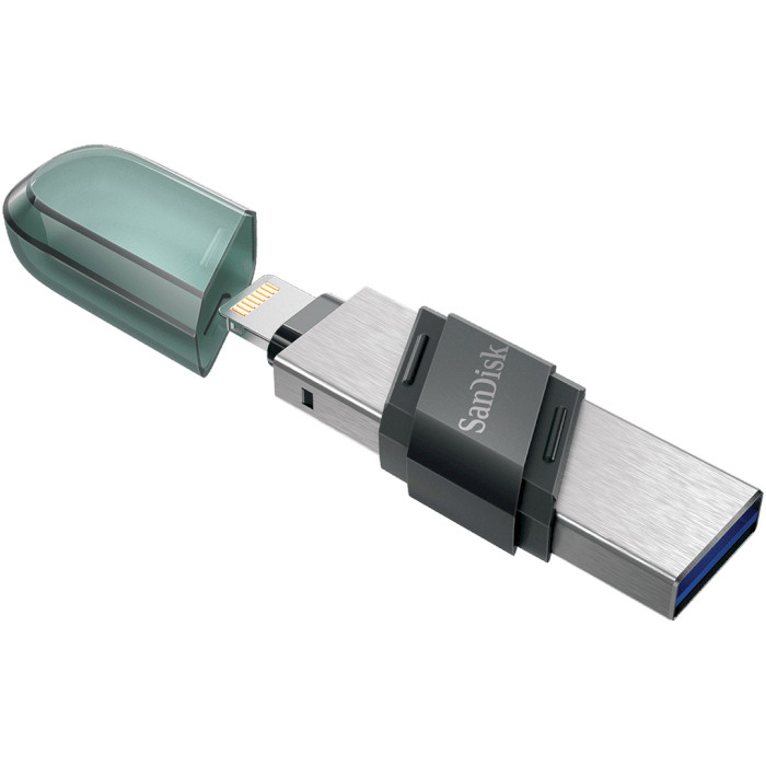 Флешка SANDISK iXpand Flip USB/Lightning3.1 256GB Sea Green (SDIX90N-256G-GN6NE)