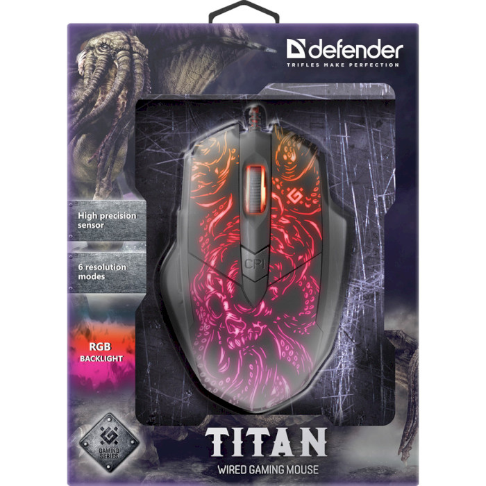 Миша ігрова DEFENDER Titan GM-650L (52650)