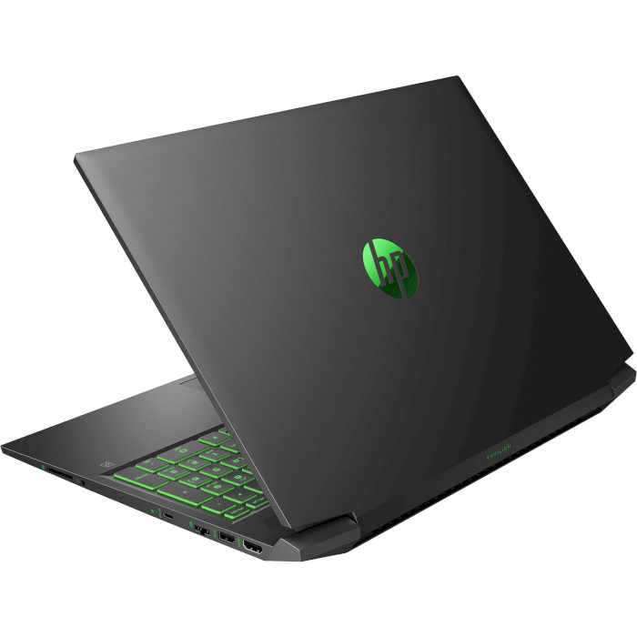 Ноутбук HP Pavilion Gaming 16-a0030ur Shadow Black/Acid Green (24A99EA)