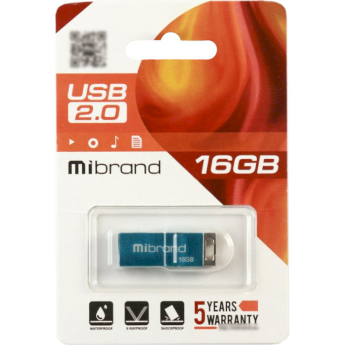 Флэшка MIBRAND Chameleon 16GB USB2.0 Light Blue (MI2.0/CH16U6LU)