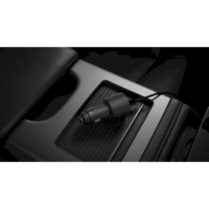 Автомобільний зарядний пристрій XIAOMI Mi Car Charger 100W Black w/Type-C to Type-C cable (BHR4460CN)