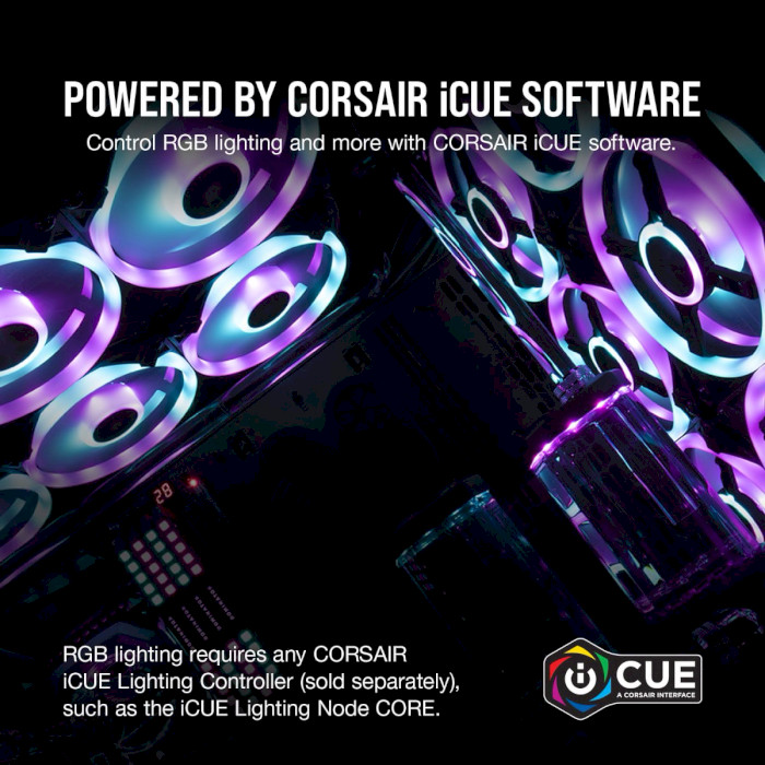 Вентилятор CORSAIR iCUE QL120 RGB White (CO-9050103-WW)