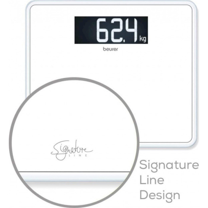 Напольные весы BEURER GS 400 SignatureLine White (73579)