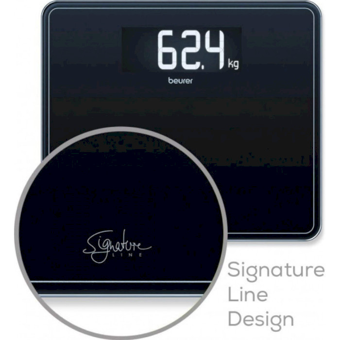 Напольные весы BEURER GS 410 SignatureLine Black (73576)