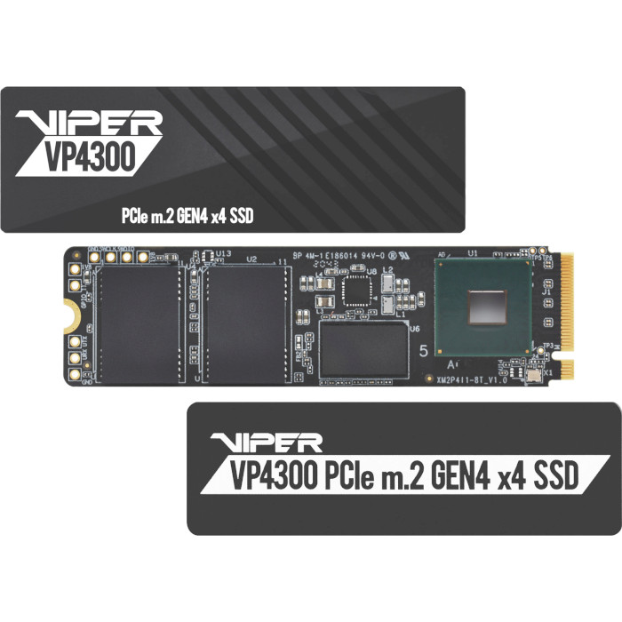 SSD диск PATRIOT Viper VP4300 1TB M.2 NVMe (VP4300-1TBM28H)