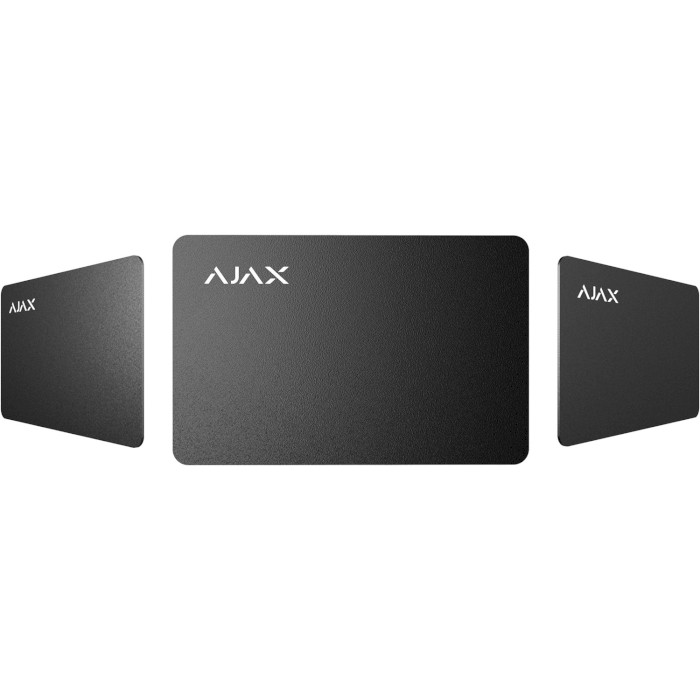 Безконтактна картка доступу AJAX Pass Black 3шт