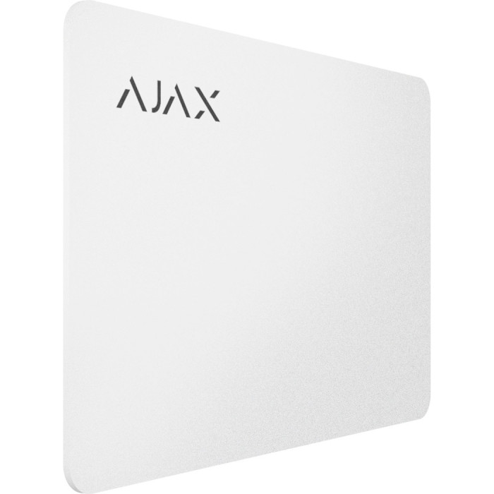 Безконтактна картка доступу AJAX Pass White 10шт (000022788)