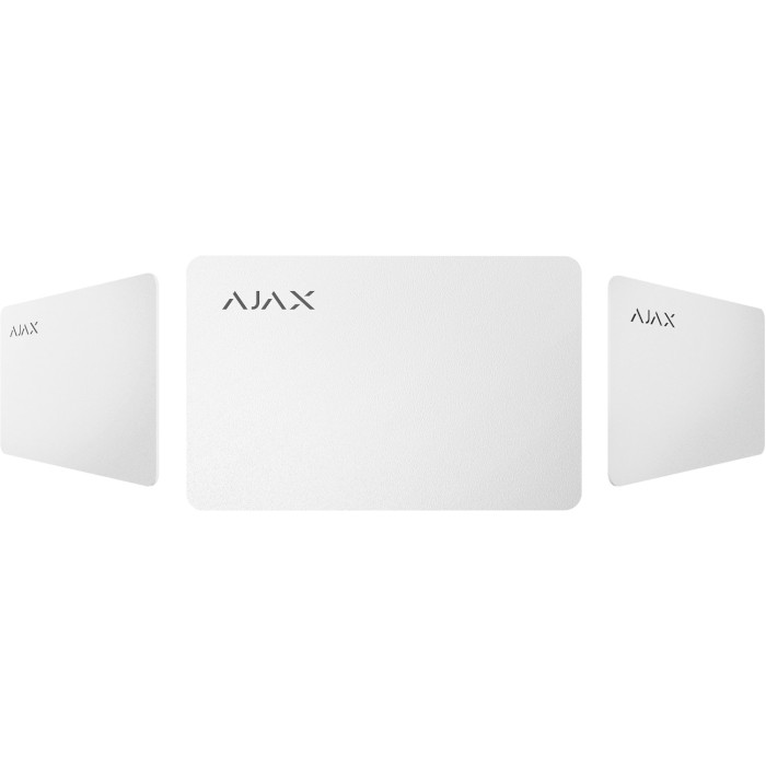 Бесконтактная карта доступа AJAX Pass White 10шт