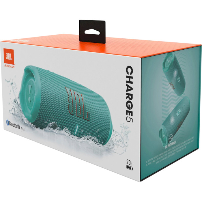 Портативная колонка JBL Charge 5 Teal (JBLCHARGE5TEAL)