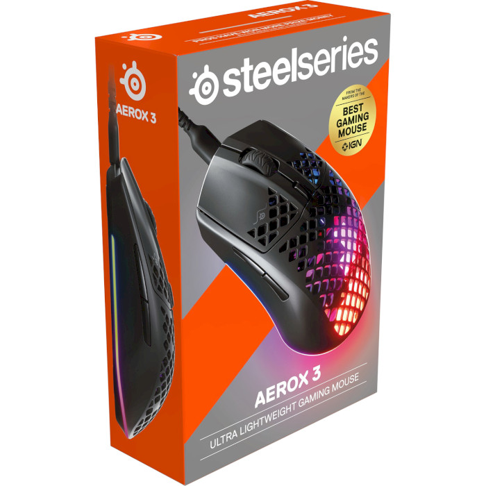 Миша ігрова STEELSERIES Aerox 3 (62599)