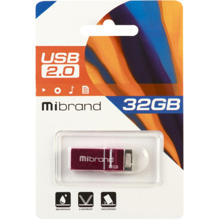 Флэшка MIBRAND Chameleon 32GB USB2.0 Pink (MI2.0/CH32U6P)