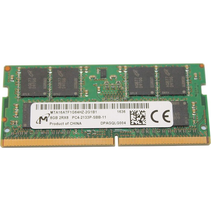 Модуль пам'яті MICRON SO-DIMM DDR4 2133MHz 8GB (MTA16ATF1G64HZ-2G1B1)