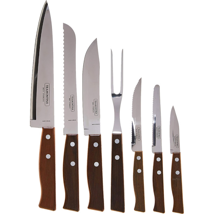 Набір кухонних ножів на підставці TRAMONTINA Tradicional 8пр (22299/026)