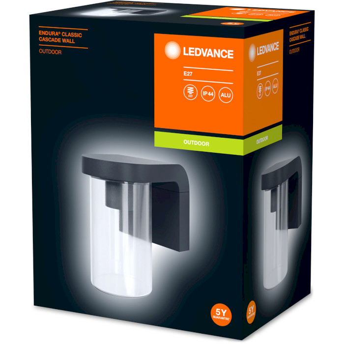 Фасадный светильник LEDVANCE Endura Classic Cascade Wall E27 CLR DG 25W (4058075554337)