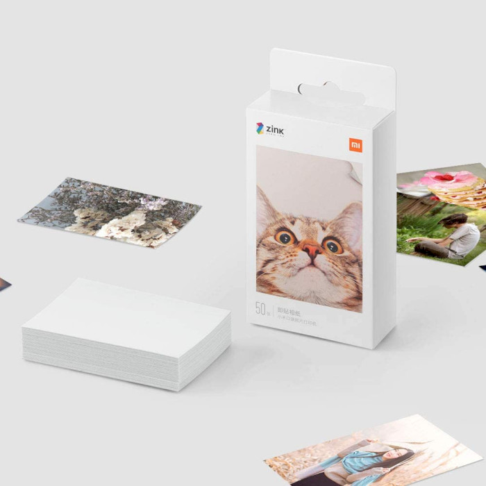 Фотобумага самоклеющаяся XIAOMI Mi Pocket Print Instant Photo Paper 5x7.6см 287г/м² 20л (TEJ4019GL)