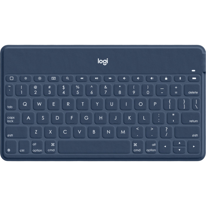 Клавіатура бездротова LOGITECH Keys-to-Go Bluetooth Portable RU Classic Blue (920-010123)