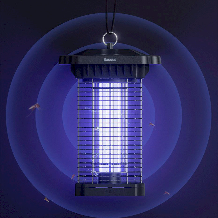 Антимоскітна лампа BASEUS Pavilion Courtyard Mosquito Killer Black (ACMWD-TB01)