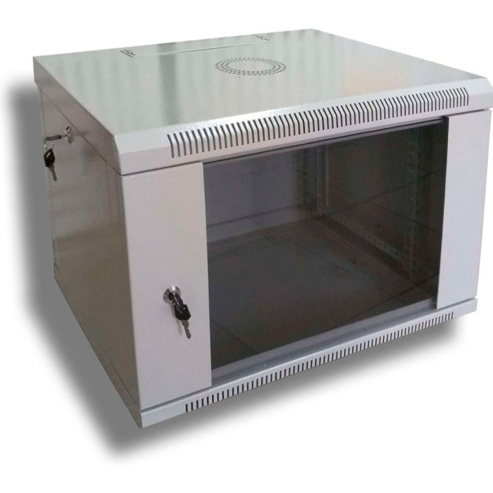 Настенный шкаф 19" HYPERNET WMNC-500-6U-Flat (6U, 600x500мм, RAL7035)