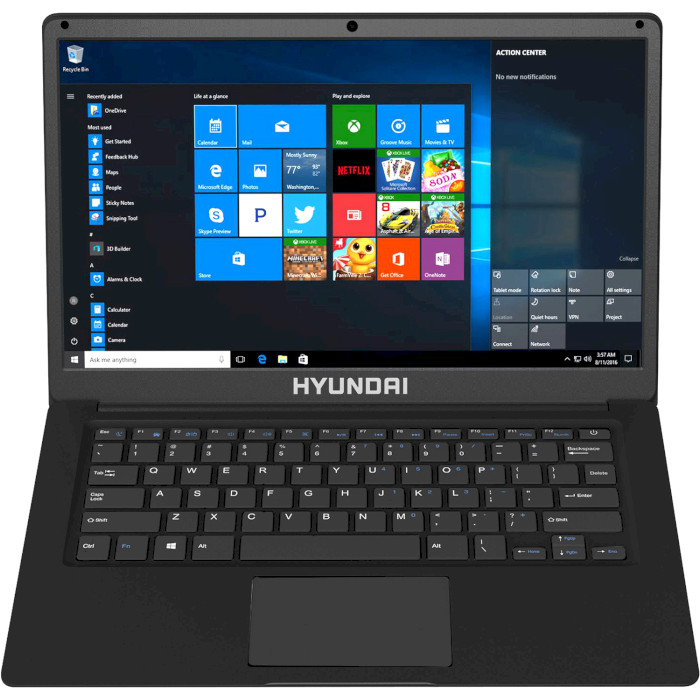 Ноутбук HYUNDAI ThinNote-A Black (L14WB2BK)