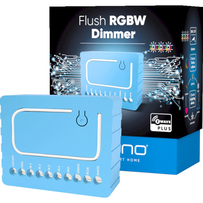Димер для LED стрічок QUBINO Flush RGBW Dimmer (GOAEZMNHWD1)