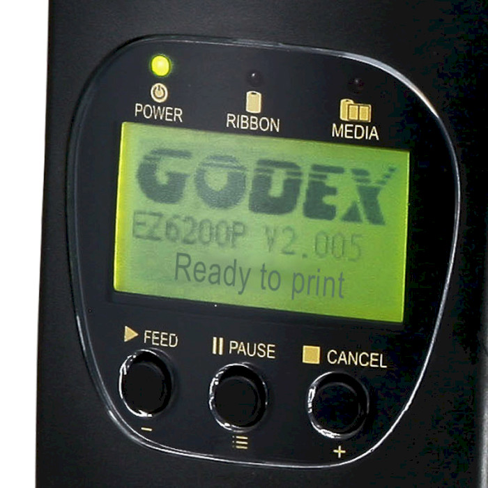 Принтер етикеток GODEX EZ6200 Plus USB/COM