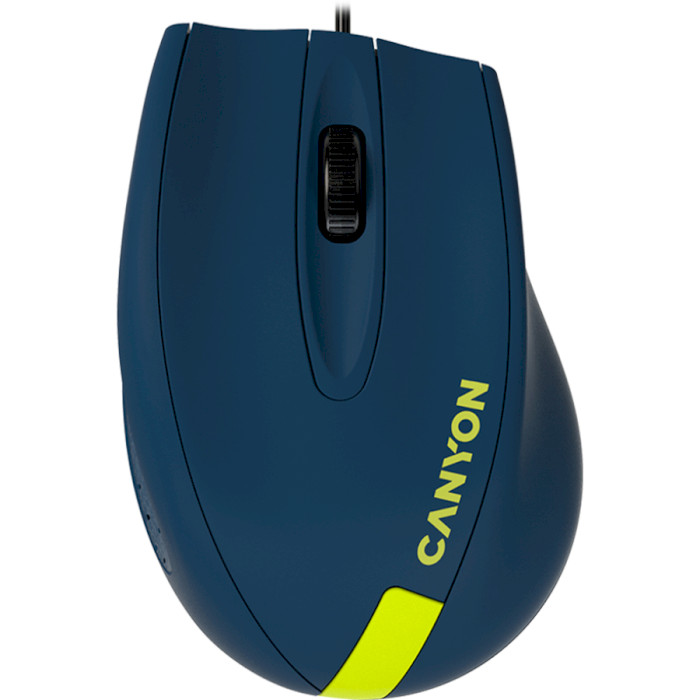Миша CANYON M-11 Navy/Lime (CNE-CMS11BY)