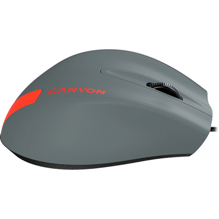 Миша CANYON M-11 Graphite/Red (CNE-CMS11DG)