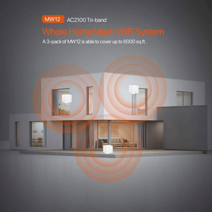 Wi-Fi Mesh система TENDA Nova MW12 3-pack