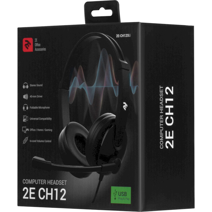 Навушники 2E CH12 USB (2E-CH12SU)