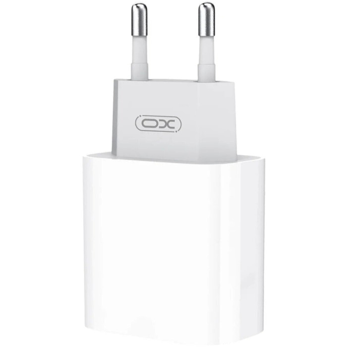 Зарядний пристрій XO L77 1xUSB-C, PD3.0, 20W White w/Type-C to Lightning cable (L77I-WH)