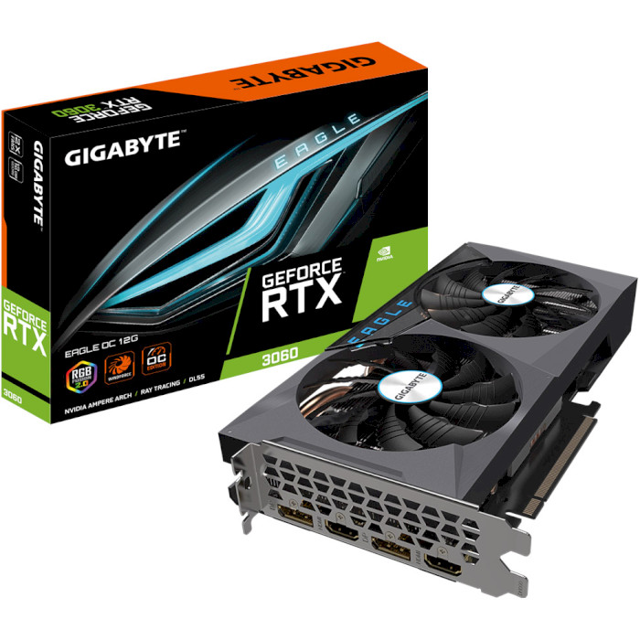 Видеокарта GIGABYTE GeForce RTX 3060 Eagle OC 12G V2 (GV-N3060EAGLE OC-12GD REV.2.0)