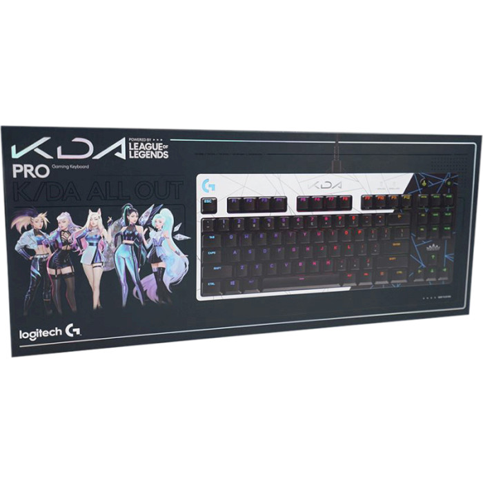 Клавіатура LOGITECH G Pro TKL Brown Tactile K/DA (920-010077)