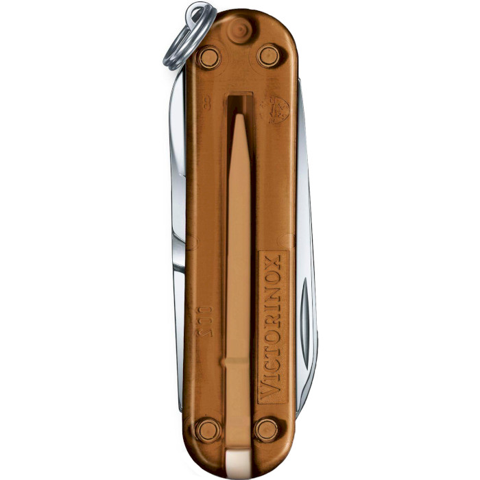 Швейцарский нож VICTORINOX Classic SD Classic Colors Transparent Chocolate Fudge (0.6223.T55G)