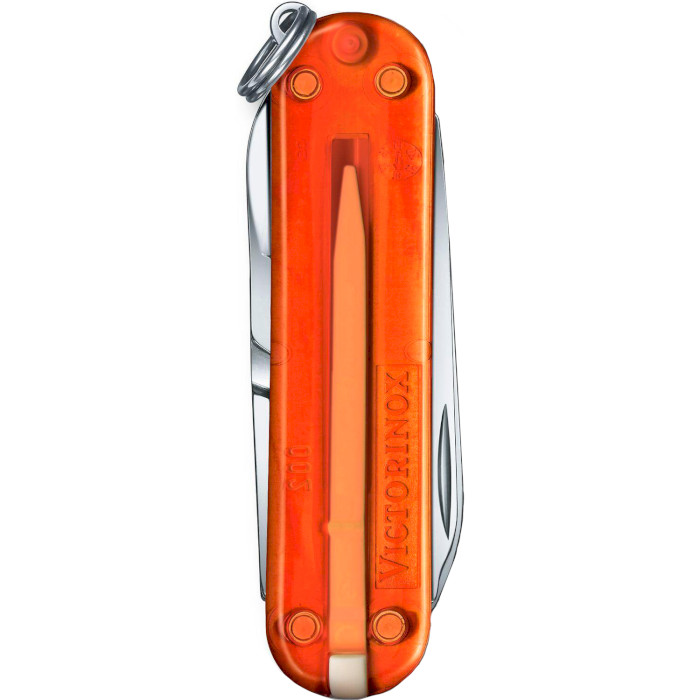 Швейцарский нож VICTORINOX Classic SD Classic Colors Transparent Fire Opal (0.6223.T82G)