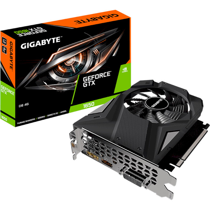 Відеокарта GIGABYTE GeForce GTX 1650 D6 4G (GV-N1656D6-4GD)