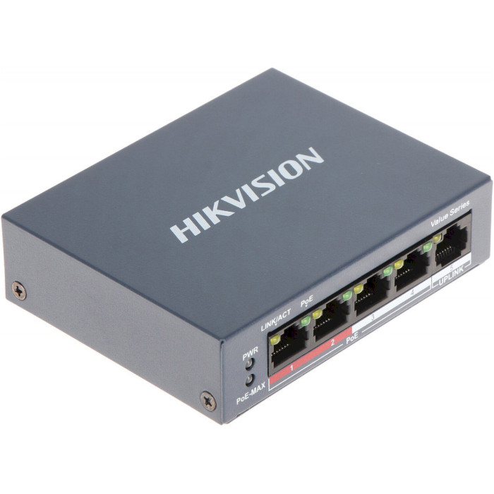 Коммутатор HIKVISION DS-3E0105P-E/M(B)