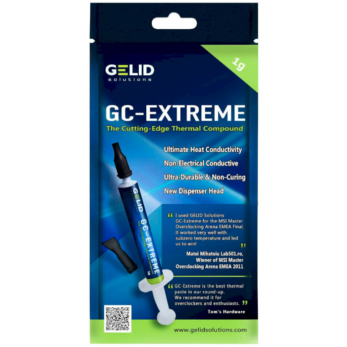 Термопаста GELID SOLUTIONS GC-Extreme 1g (TC-GC-03-D)