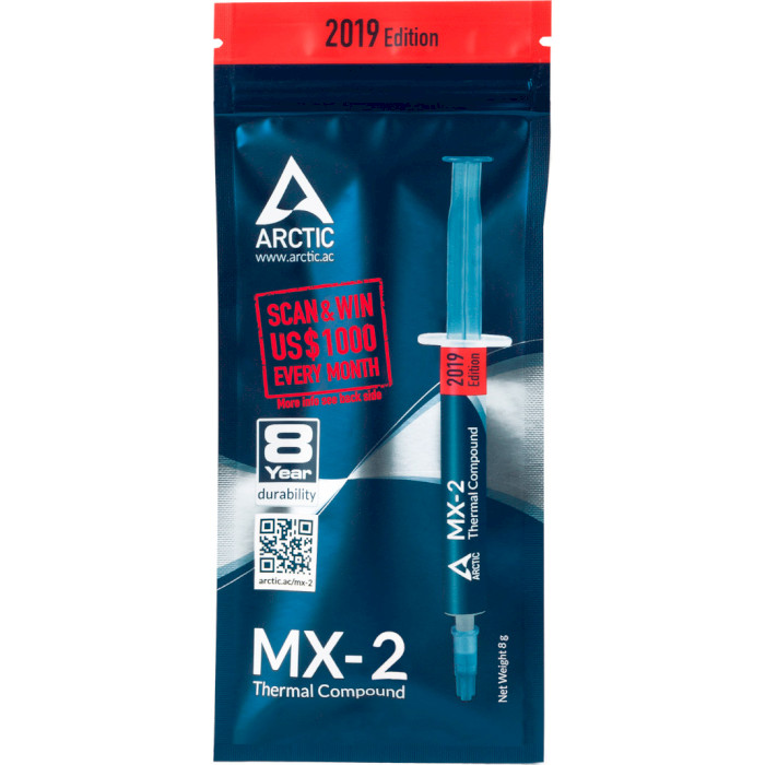 Термопаста ARCTIC MX-2 2019 Edition 30g (ACTCP00003B)