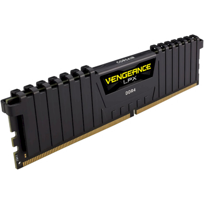 Модуль пам'яті CORSAIR Vengeance LPX Black DDR4 3200MHz 16GB Kit 2x8GB (CMK16GX4M2B3200C16)