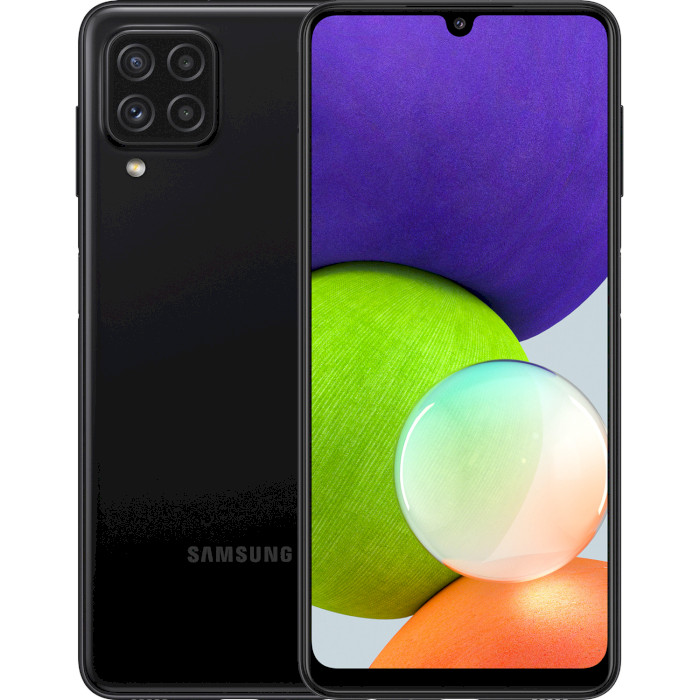 Смартфон SAMSUNG Galaxy A22 4/64GB Black (SM-A225FZKDSEK)
