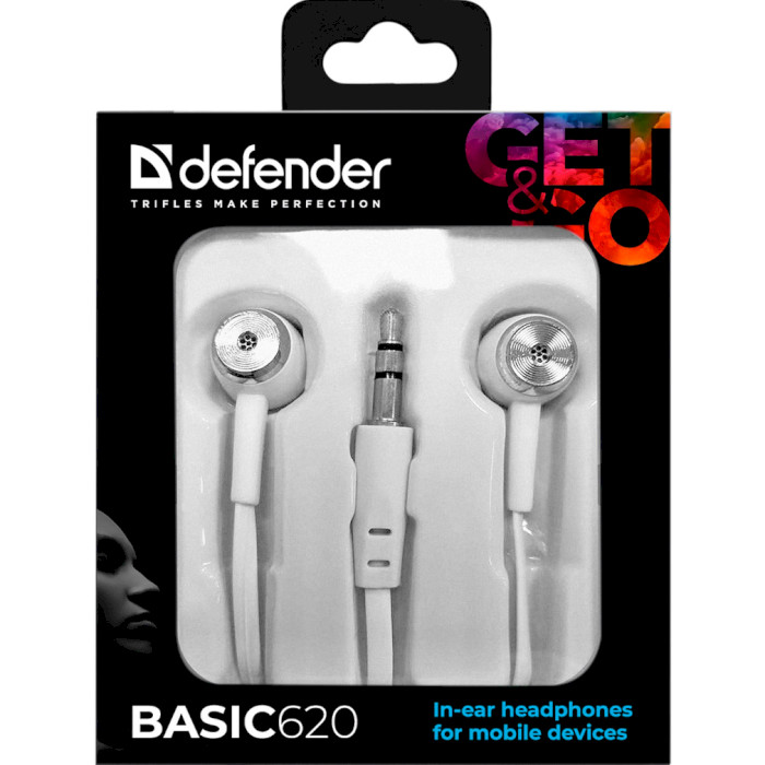 Навушники DEFENDER Basic 620 White (63625)