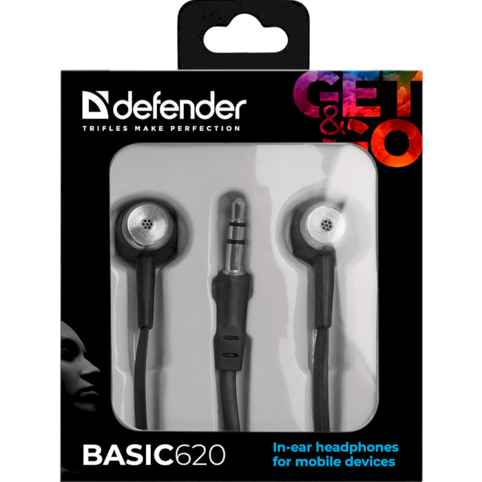 Навушники DEFENDER Basic 620 Black (63620)