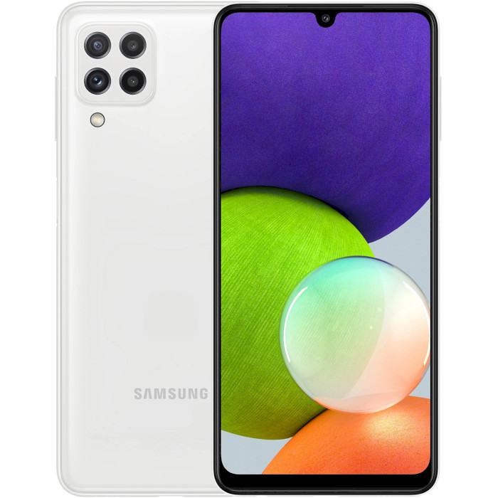 Смартфон SAMSUNG Galaxy A22 4/128GB White (SM-A225FZWGSEK)