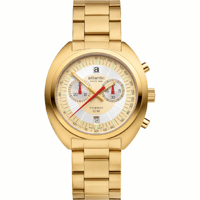 Часы ATLANTIC Timeroy CS Chrono Gold PVD (70467.45.35)