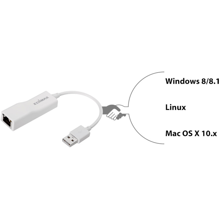 Сетевой адаптер EDIMAX USB 2.0 to Fast Ethernet (EU-4208)