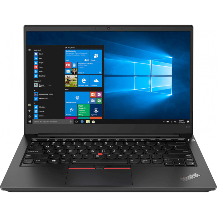 Ноутбук LENOVO ThinkPad E14 Gen 2 Black (20TA002BRT)
